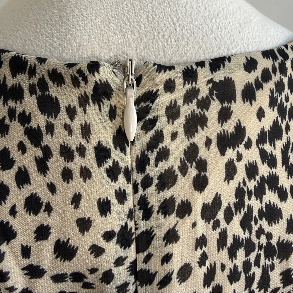 Baltic Born Maxi Dress Cha Cha Leopard Dot Print Taupe Sz L - Picture 11 of 12